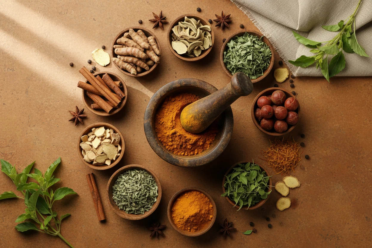Nourishing food prepared for a balanced lifestyle